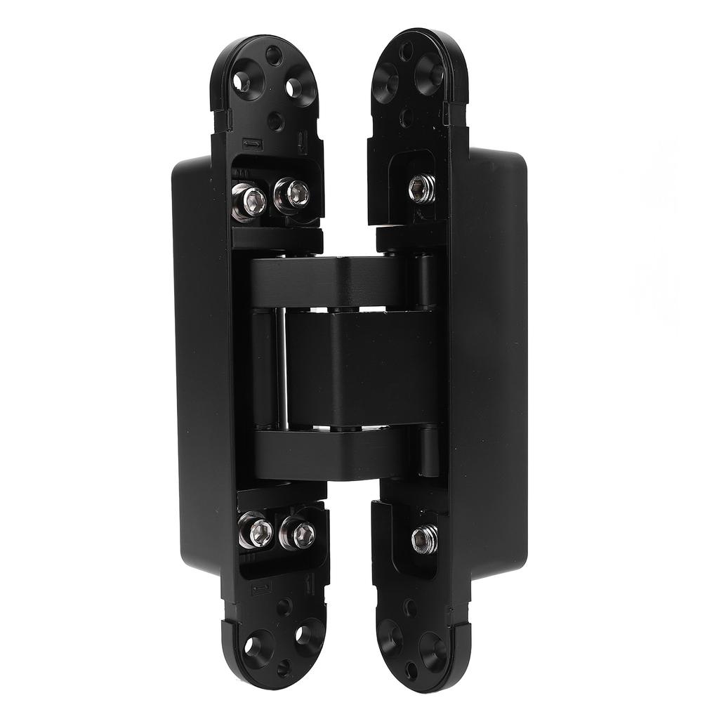 Door Hinge Quiet Zinc Alloy Matte Finished 3D Adjustable Invisible Door Hinge for 1 3/8 Inch Door