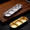 Morona Golden 3-Compartment Stainless Steel Dipping Dish Set