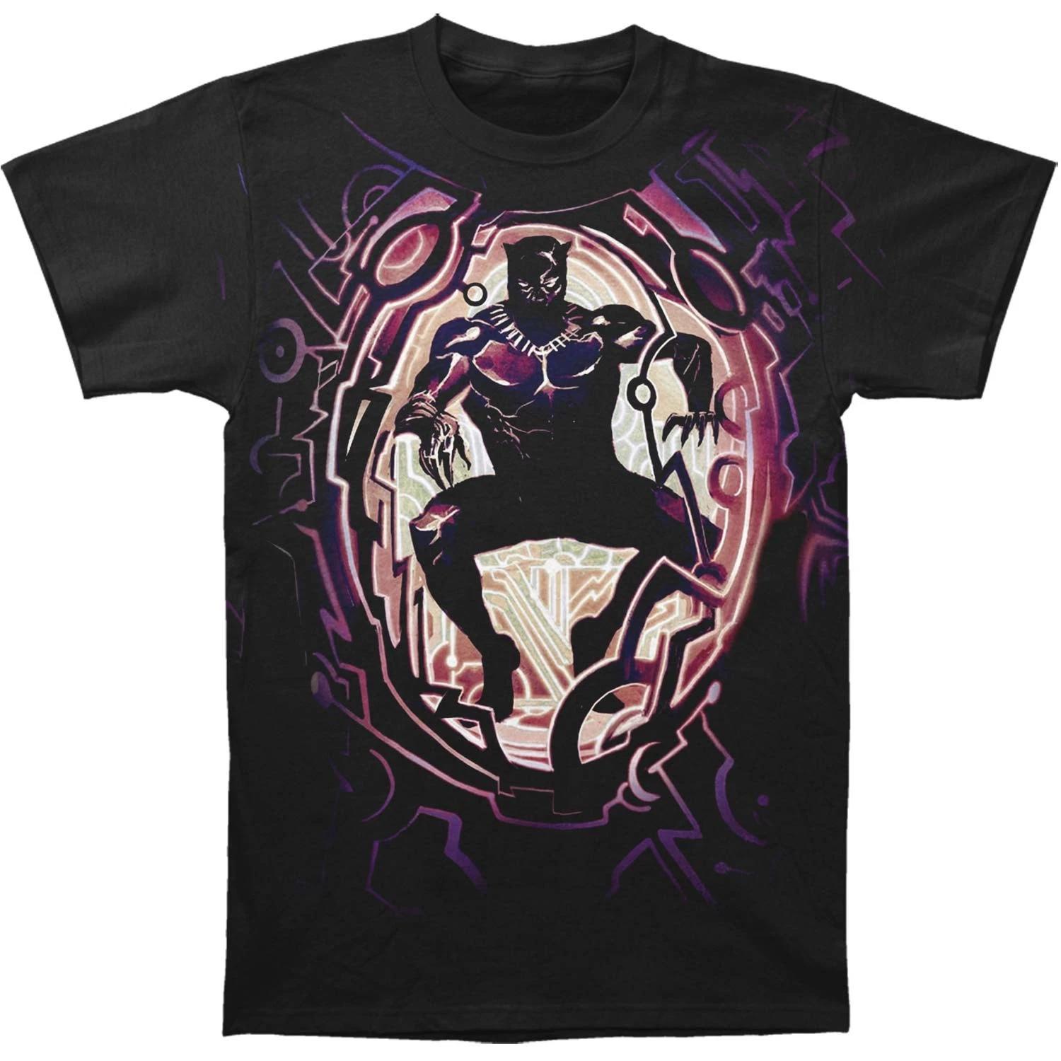 Men s Black Panther Hulkbuster Slim Fit T-shirt Medium Black XXXL