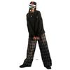 2024 Women's High Waist Plaid Pants - Korean Style, Casual, Wide Leg, Loose Fit for Spring and Autumn.