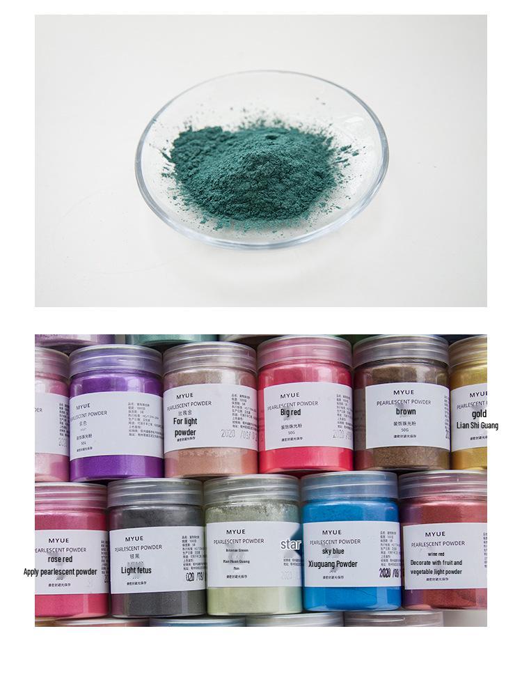 Creative DIY Multi-Color Mica Pigment Powder for Handmade Soaps and Cosmetics