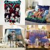 Anime C CLANNAD Flannel Blanket Suitable for Sofa Living Room Bedroom