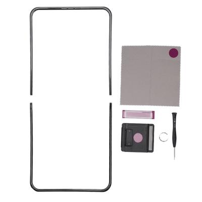 LCD Screen Middle Frame Bezel Phone Screen Replacement Frame Plastic with Tools for Galaxy Z Flip 5