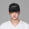 Casual Baseball Cap Letter Sport Cap Trendy Peaked Cap with Ring All-match for Outdoor Hiking Riding Camping Cycling