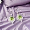 Peridot Gemstone 925 Sterling Silver Jewelry Handmade Earrings For Wedding Gift EE-117-6