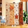 1pc 2D Flat Printing Spring & Summer New Arrival Autumn Maple Leaf Polka Dot Themed Digital Print Blanket, Suitable for All Seasons, Casual Throw Blan
