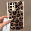 Retro Leopard Print Vortex Pattern Women Phone Case for Samsung Galaxy S25 Edge S24 S23 S22 S21 S20 FE Plus Ultra Shell Cover