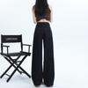 Tennis Straight Jeans for Women In Summer Thin Drooping Narrow Wide-leg Pants for Women In Summer Floor Trousers