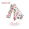 Unique Poker Dices Print Wizard Tie Novelty Fashion Men's Costume Accessories Necktie for Theme Parties and Daily Use