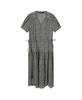 Raphael Sorob Cotton Shirred Long Dress