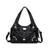 Vintage Large Capacity Washed Leather Women Shoulder Crossbody Bags Luxury Girl Tote Bag High Quality Female Handbags Sac A Main