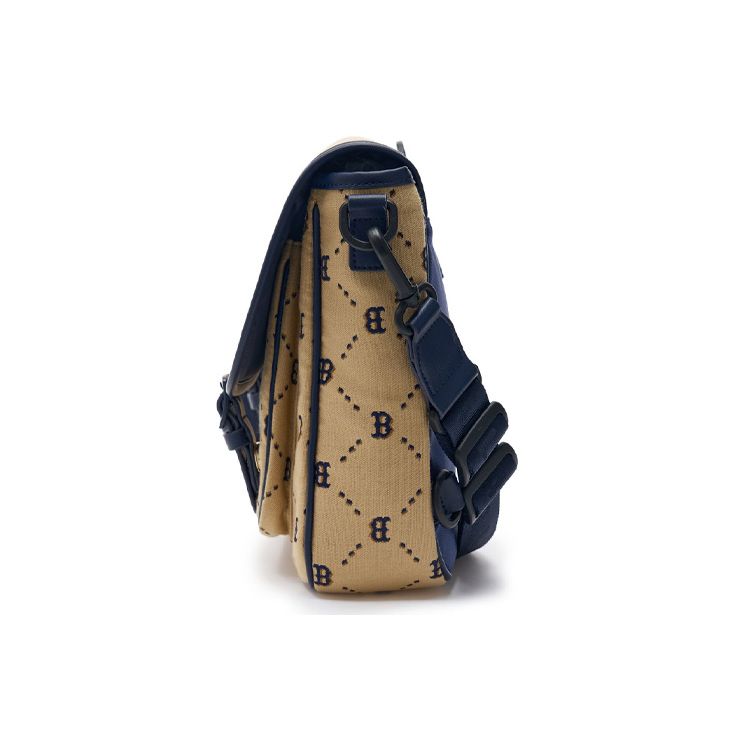 MLB Boston Red Sox Polyester Messenger Bag Women Shoulder Bag Brown 7ACRMD74N-43BGS