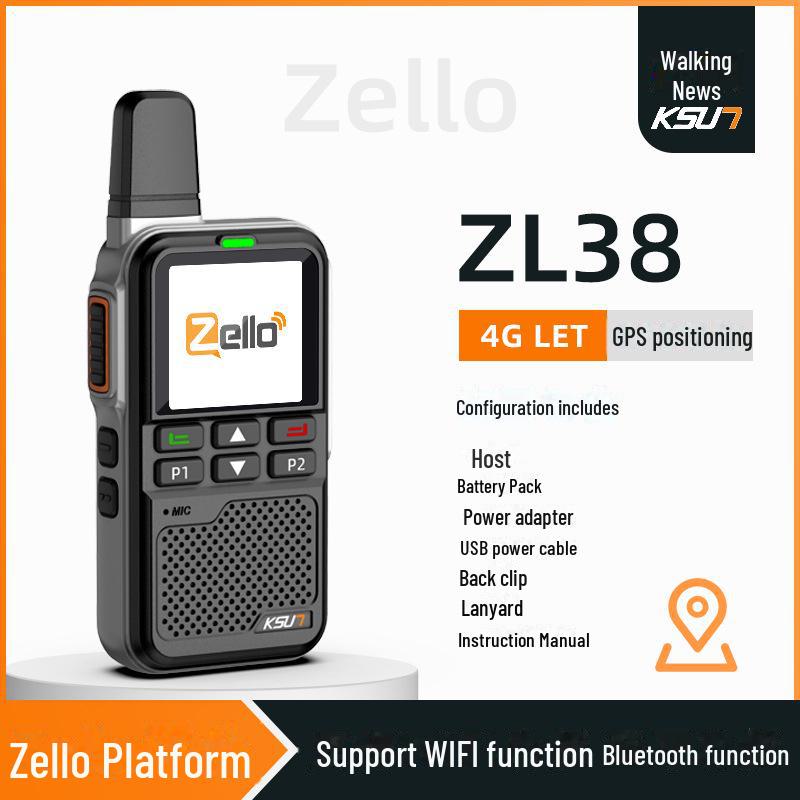 Global Walkie-Talkie ZL38: 5000 km Range, Outdoor Fleet Logistics, Mini Wireless Positioning.