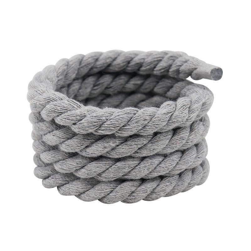 1Pair Round Shoelaces Colorful 1CM Thicker Cotton Shoelace Running Sneakers Laces 100/120/140/160CM Boots Shoe laces Shoes