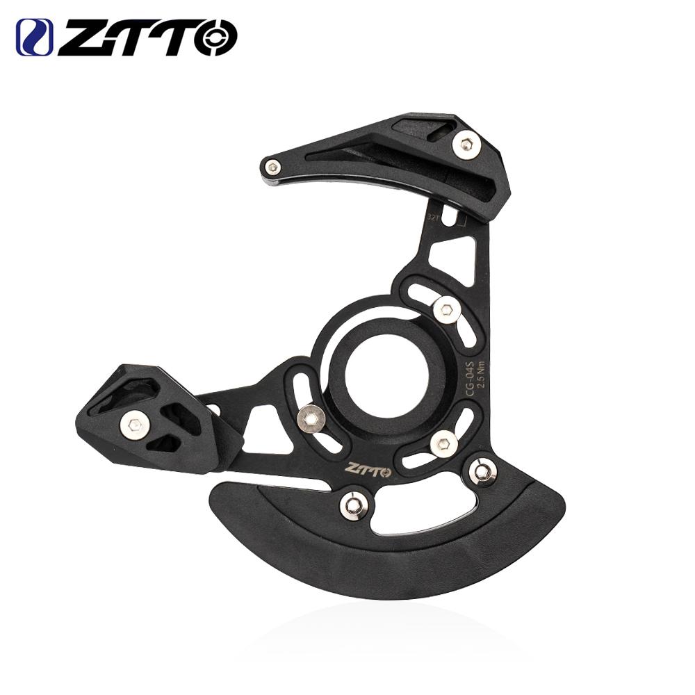 ZTTO DH Chain Guide MTB Gravel Bike Single Disc Sprocket Chain Guide Drop Catcher BB Mount 1x System 32T-38T Frame Guard CG04S