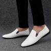 Four Seasons Hand Grab Leather Shoes Casual Shoes Fashion Single Shoes Lazy One Pedal Hole Sleeve Little White Love Men's Shoes