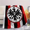 1PC Frankfurt Football Print Flannel Blanket, High quality All Seasons, Home Decor, Warmth and Comfort, Perfect for Christmas Gifts