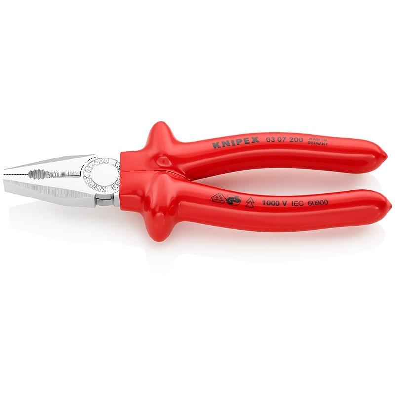 

Плоскогубцы Knipex Комбинированные Vde 200 мм Хром заливка диэлектрические ручки