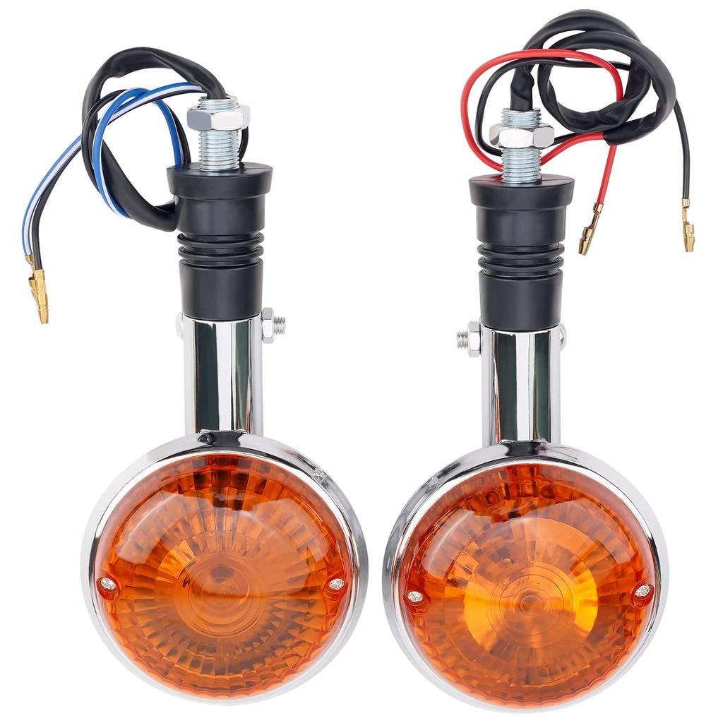 AHL Motorcycle Turn Left and Right for Yamaha Virago and Road Royal Star Signals, 12V, Set, XV250, XV400, XV535, XV550, XV700, XV750, XV920, XV1000,