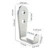 Stainless Steel Wall Hooks Heavy Duty Coat Key Holder For Home Garage Office Silver 8/10pcs