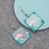 Geometric Mountain Crane Pattern Acrylic Earrings