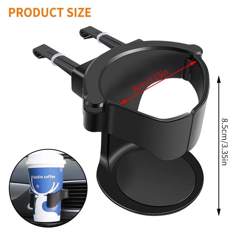 Car Air Vent Drink Cup Bottle Holder AUTO Truck Water Holders Stands Rack for Ashtray Black