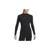 T Shirts Women's Black Crew Neck Moderate Straight Fit FN3023-010