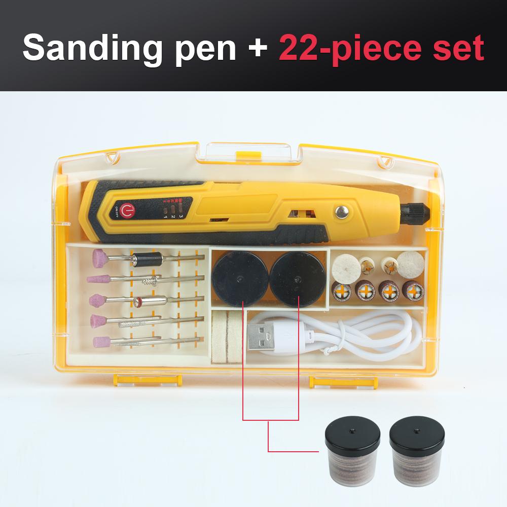 Mini Cordless Rotary Tool Handheld DIY Electric Drill for Sanding Polishing Drilling Etching Engraving With Various Accessories