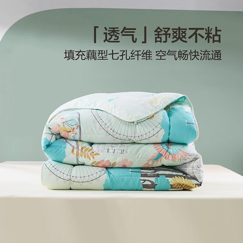 FUANNA Seven-Hole Antibacterial All-Season Fiber Quilt