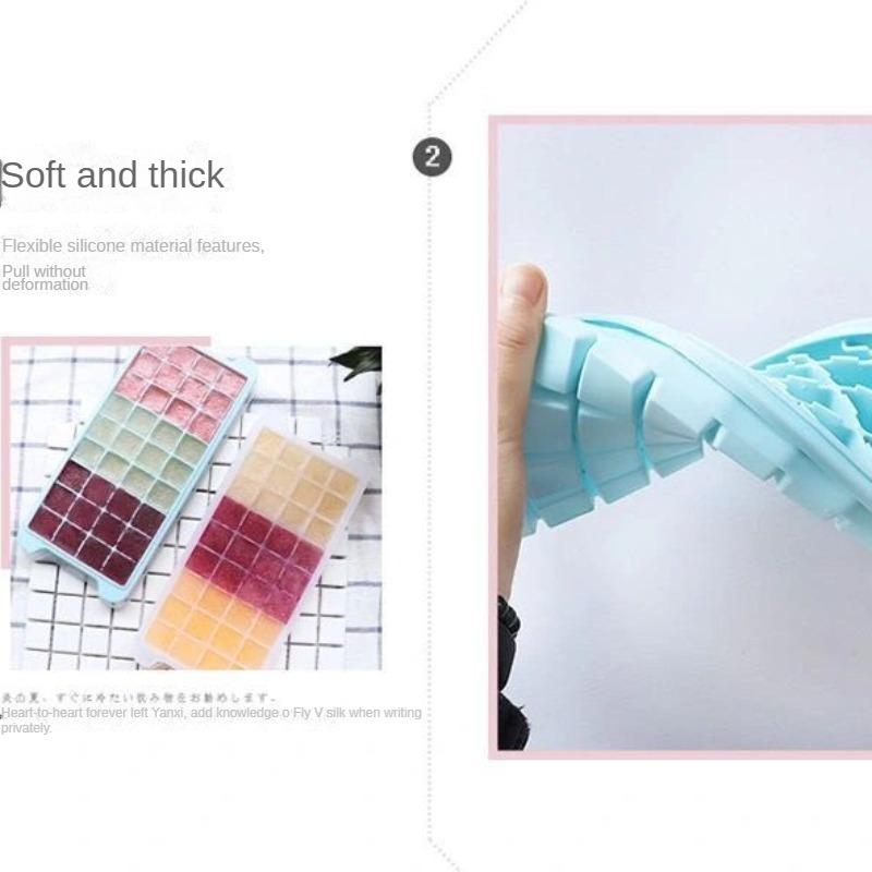 Forma do kostek lodu z żelu krzemionkowego, jadalna, domowej roboty kostka lodu, mała kostka lodu, kreatywna, zamrażarka.