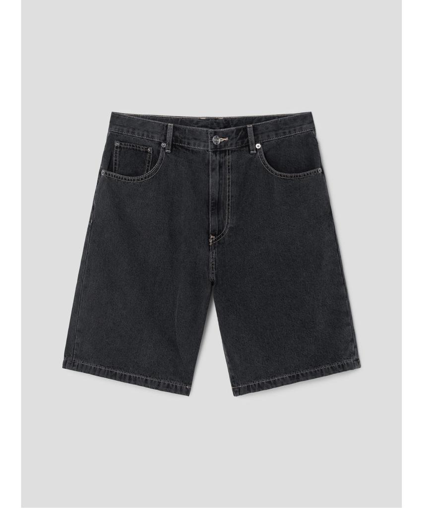 SHIFT.G Washed Denim Shorts Black