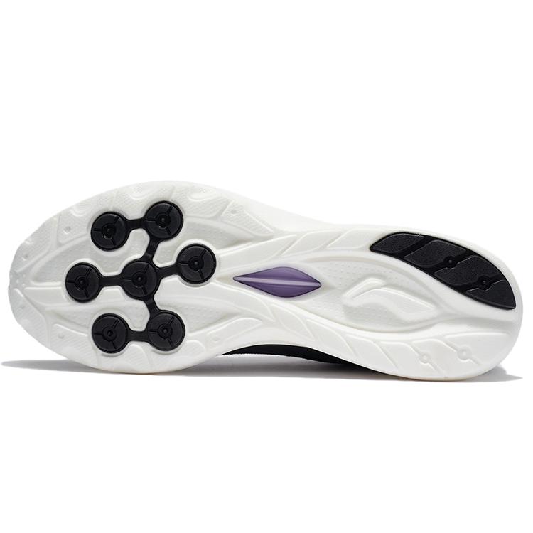 New LiNing Qingyi Cushioned Wear-Resistant Breathable Lightweight Low-Top Running Shoes Women's Black ARSS020-4