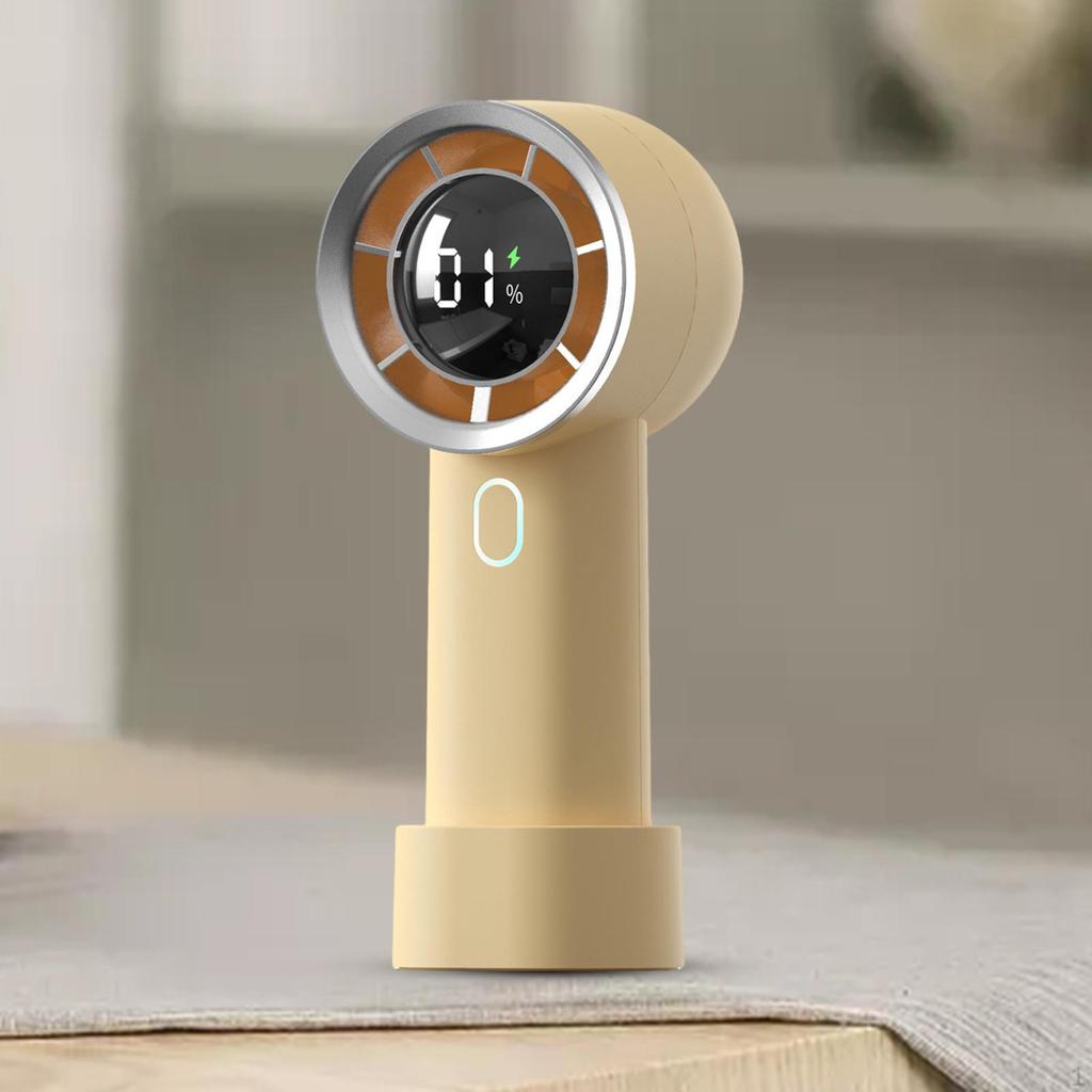 Compact Handheld Fan Stylish Design Silent Portable Cooling Device for Travel