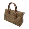 Used Handbag,, Satchel, Signature Canvas, Brown, Minor Stains, Scratches On Hardware
