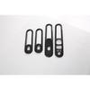 Inner Armrest Switch Cover Trim For 2016- Mini Clubman F54 Carbon Fiber 4pcs