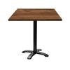 Table - Bazila - 70 X 70 Cm - Hunton Oak - Contemporary Style - Easy Assembly