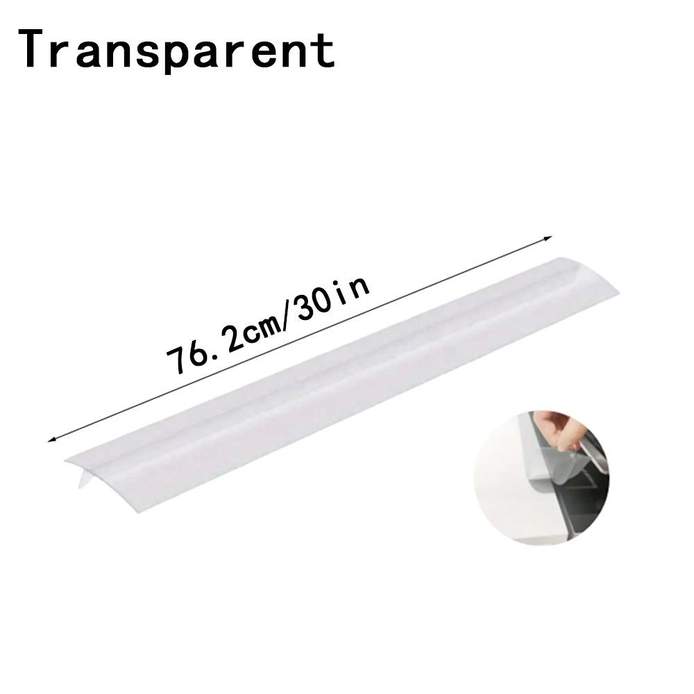 21/25/30in Silicone Sealing Strip T Shape Waterproof Gap Strip Heat Resistant Kitchen Anti-Oil Anti-Stain Strip