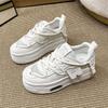 Super Fire European Station Little White Shoes Women's 2025 Autumn Models Summer Mesh Breathable Thick Sole Versatile Height Increase Casual Women's B