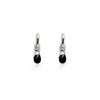 Calla Drop Onyx Earrings