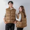 Velvet new couple down jacket vest for men and women is warm in autumn and winter down vest
