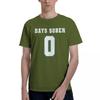 Zero Days Sober 100 Cotton Casual Breathable Confortable Tops Funny TShirt For Men Graphic Tee