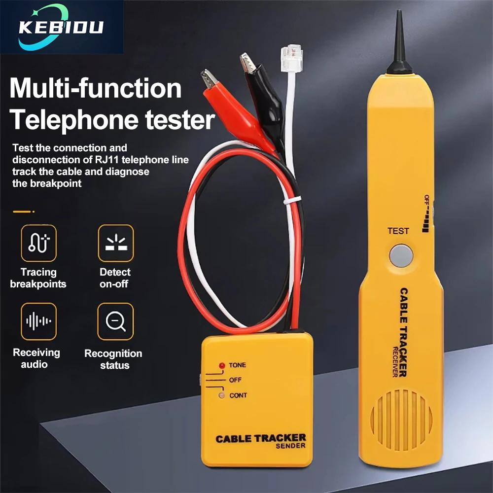 Wire Tracer RJ11 Circuit Tester with Tone Generator & Probe Cable Signal Locator Tester Circuit Continuity Test Tools Kit