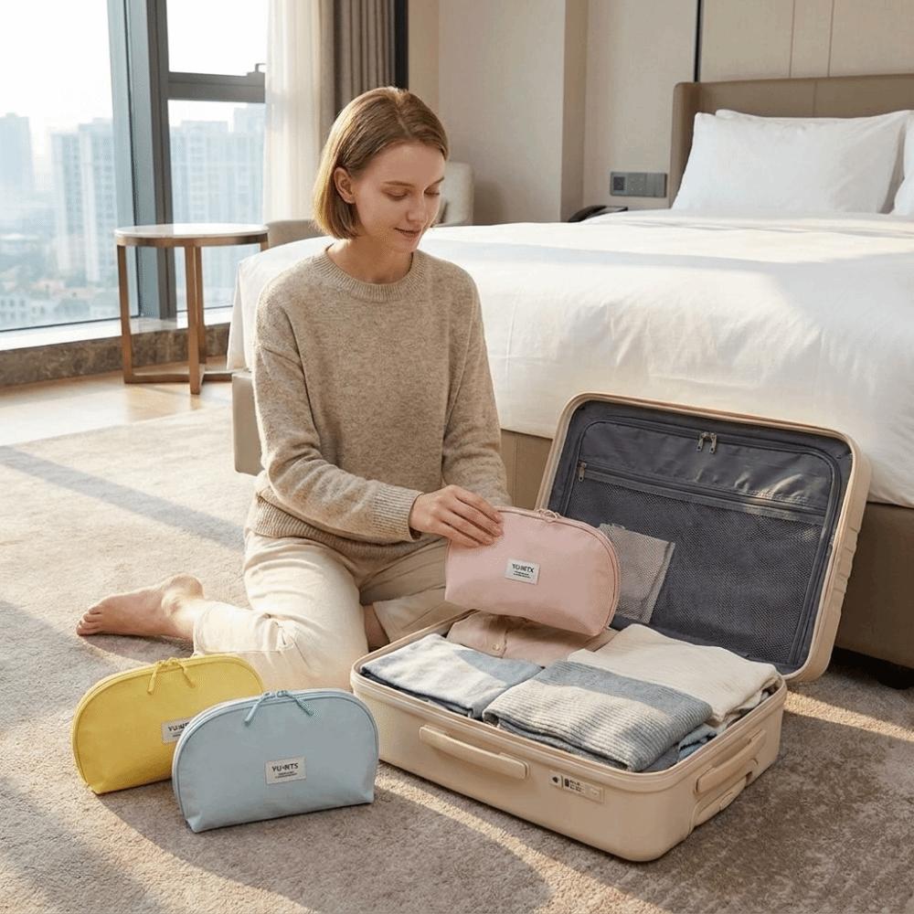 Portable Underwear Storage Bag Large Capacity Bra Organizer Bag Socks Sorting Bag Luggage Suitcase