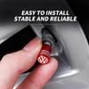 Tappo Valvola Gonfiaggio Pneumatici Auto in Alluminio Avvitabile Antifurto per Volkswagen VW R Line Golf MK4 MK5 MK6 MK7 MK8