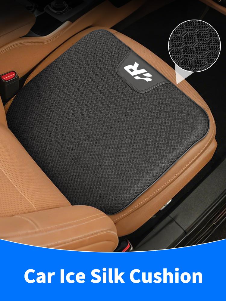 LEG1 Car Breathable Ice-Silk Booster Height Increasing Seat Cushion Auto Interior For VW R Scirocco Jetta Polo Golf Sharan Touran