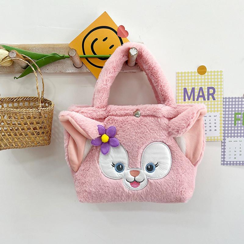 Cute Plush Kuromi Cartoon Bag For Kids Lightweight Breathable Anti Theft Design