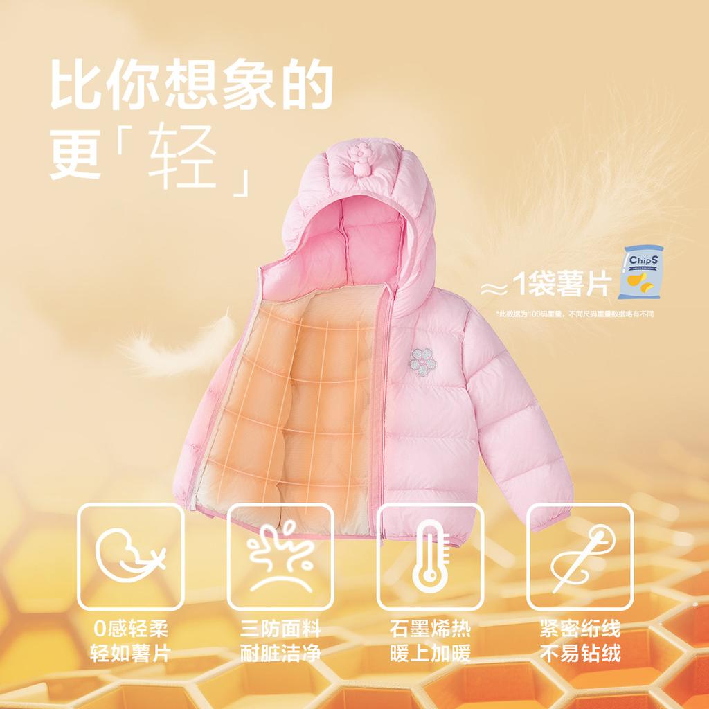 Cartoon Decoration: Down Jacket for Infants and Girls