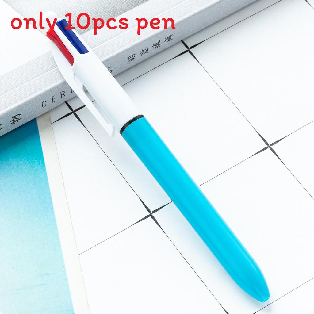 Multicolor Push Pen With Bullet Tip For Students And Office Use