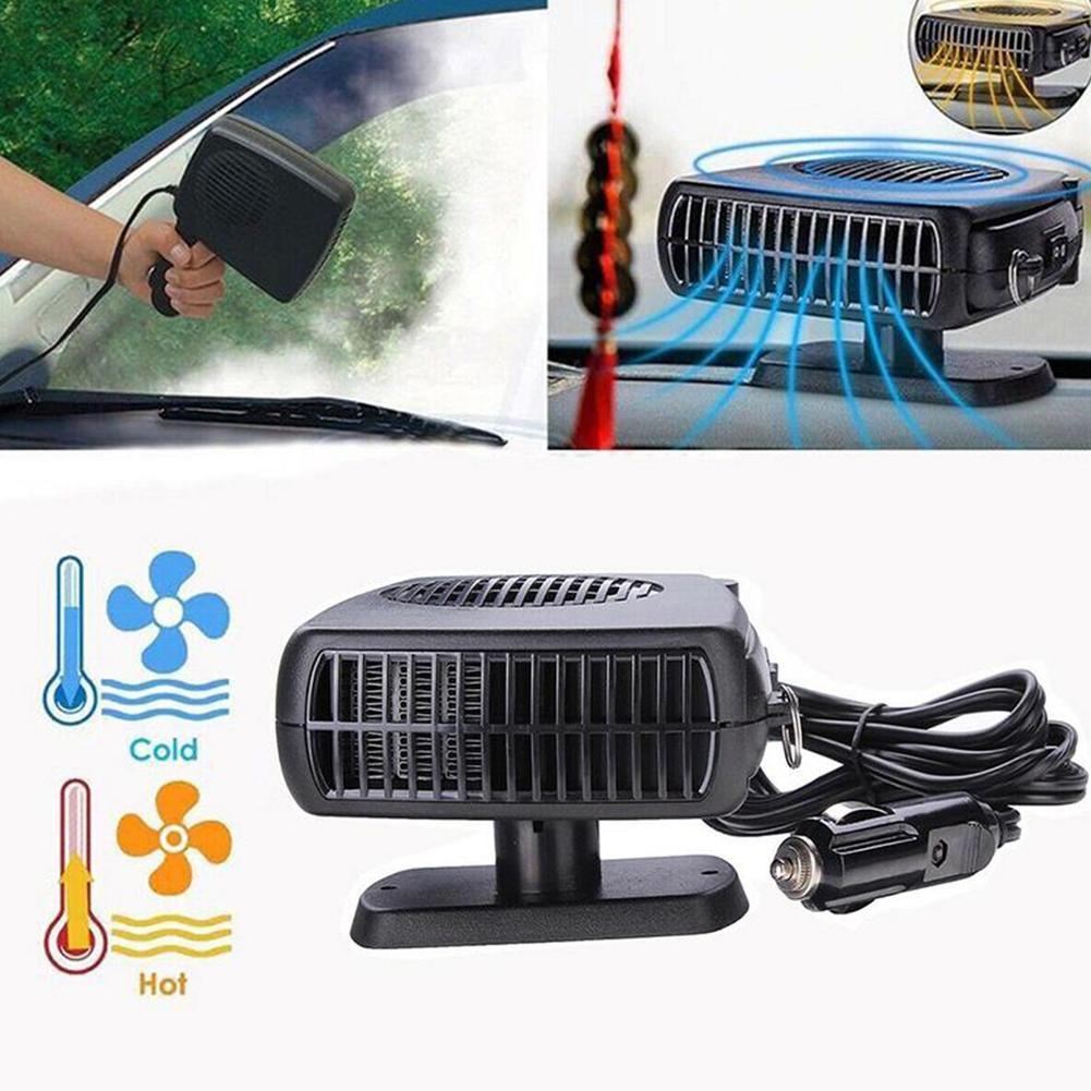 Portable Rotatable Car Heater Fan Air Cooler Demister Defroster Heating Fan Windshield Demister Defroster For Cars Trucks R2W1