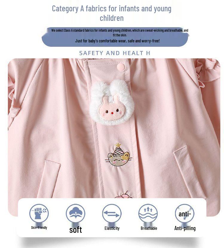 Super Cute Princess Cartoon Baby Bodysuit for Girls - Spring & Autumn Snapsuit